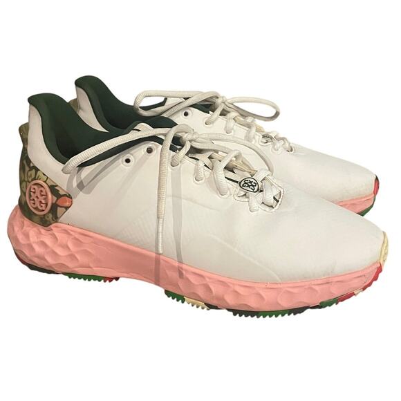 G/FORE x Barstool MG4+ Women's Golf Shoe SZ 7 Pink & Green Floral MSRP $250 EUC - Picture 2 of 12